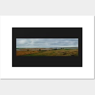 View over the wetlands of Lauwersmeer, The Netherlands Posters and Art